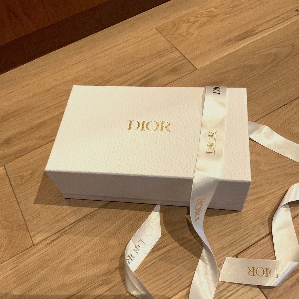 Dior White Box with Satin Bow